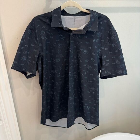 Lululemon Athletica Other - Lululemon Men's Button-Up Shirt Floral Hawaiian XL